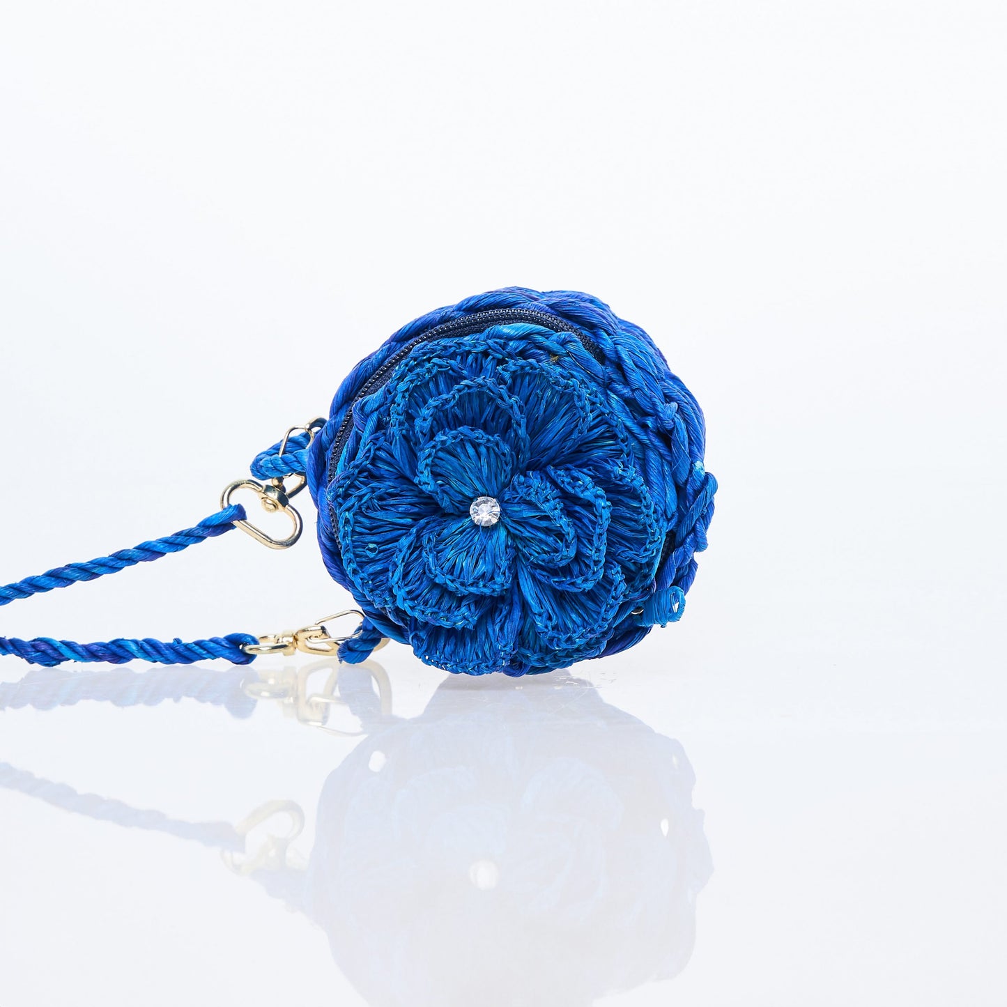 Anna Klein Blue Straw