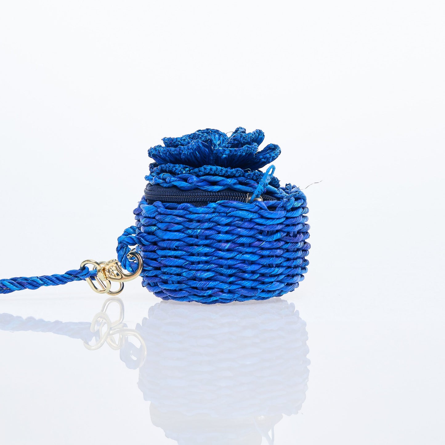 Anna Klein Blue Straw